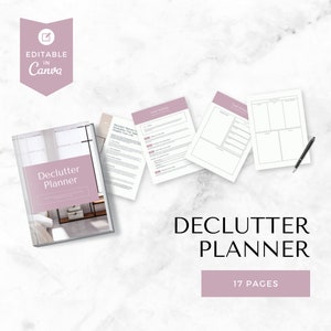Declutter Checklist | Cleaning Checklist | Declutter Challenge | Declutter Planner | Pdf – Download | Cleaning Planner | Moving Gift