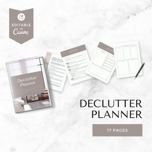 Declutter Checklist | Cleaning Checklist | Declutter Challenge | Declutter Planner | Pdf – Download | Cleaning Planner | Moving Gift