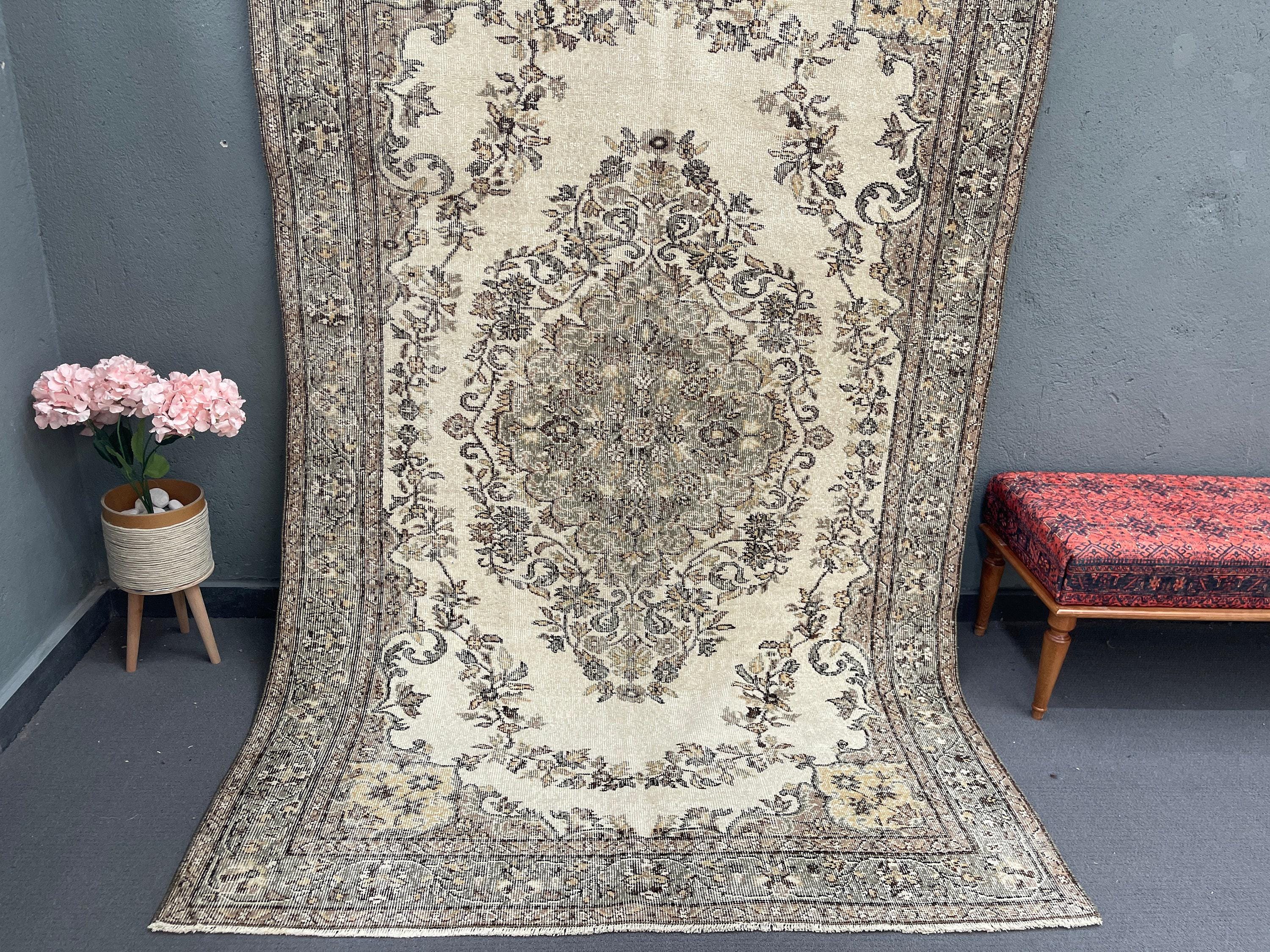 ヴィンテージトルコラグ 166 x 262 cm 花柄 - Etsy 日本