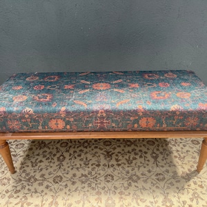 Bench cushion, Entryway bench, Table bench, Scandinavian bench, Bedroom seat, Ottoman furniture, Upholstered chair, Wood ottoman bench,