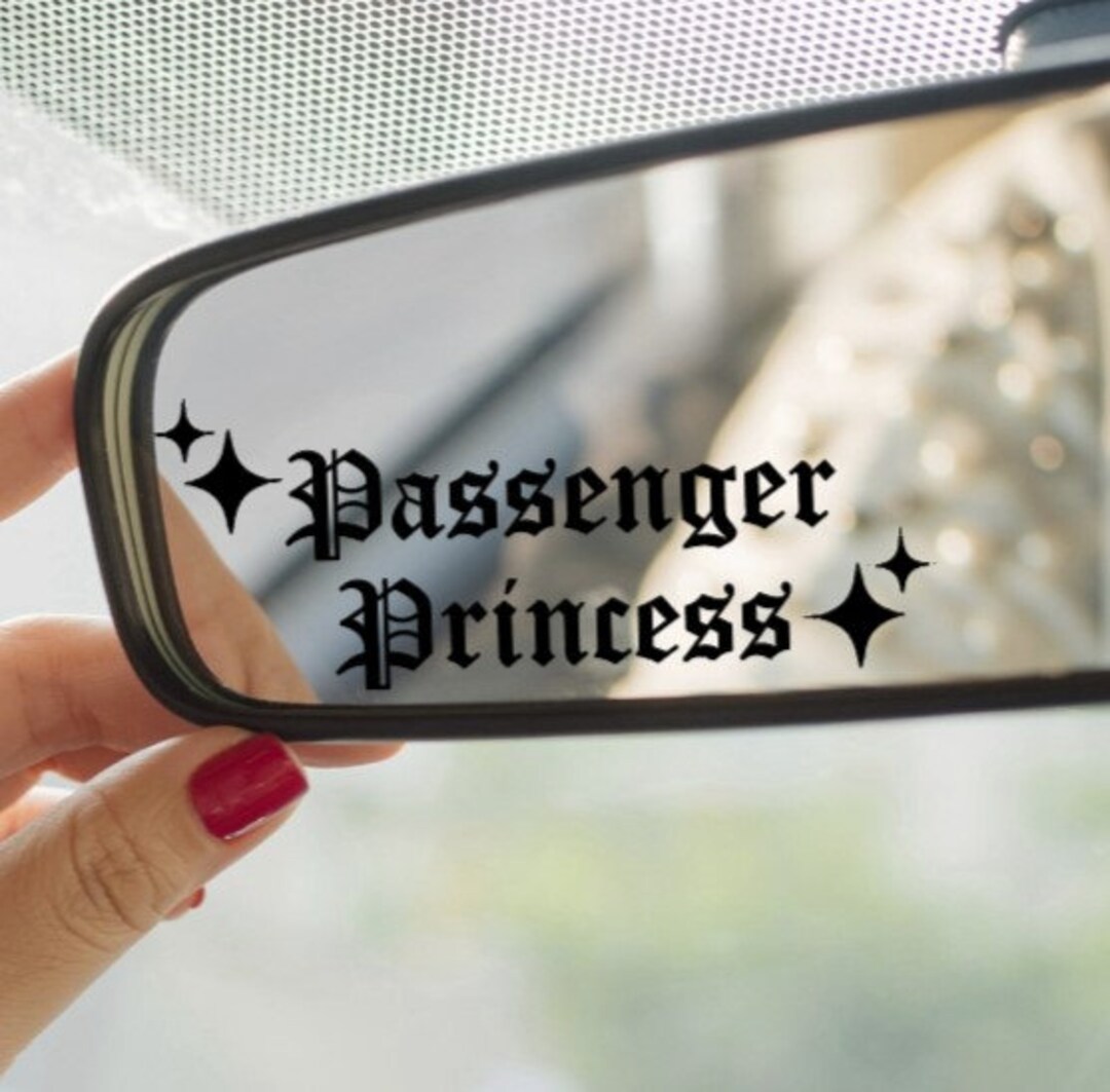 Passenger Princess Car Decal Cute Decals Birthday Christmas Etsy