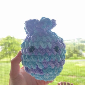 Blueberry Plushie Crochet Handmade Friend