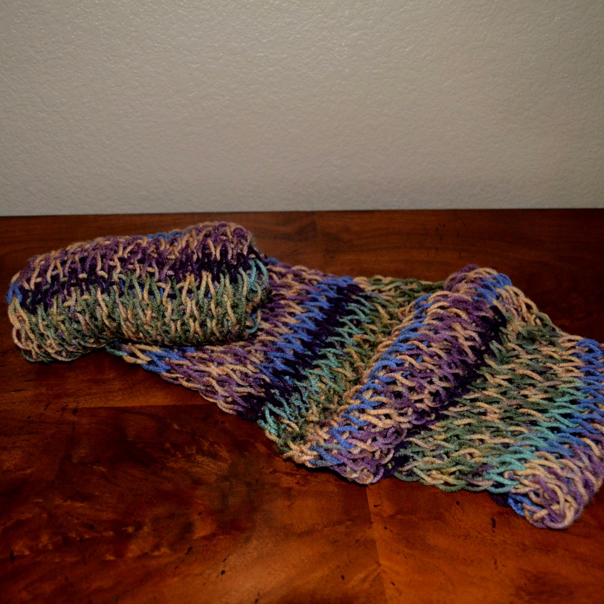 Handmade Knit Drop-stitch Infinity Scarf - Etsy