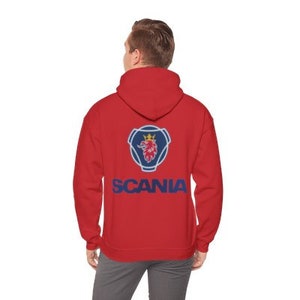 Sweat à capuche avec logo de voiture Scania imprimé pour hommes, sweat à  capuche décontracté, vêtements