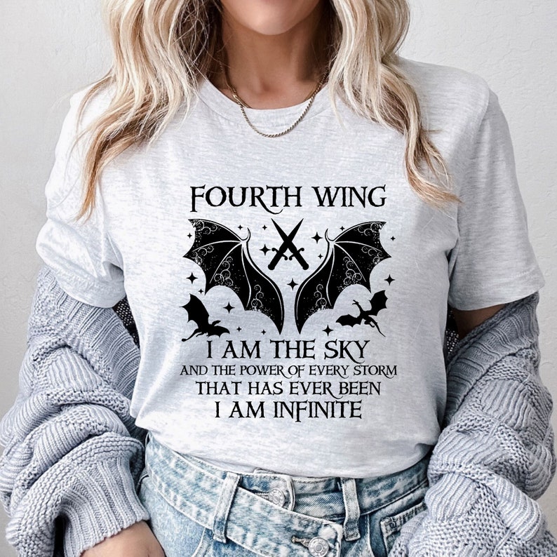 Fourth Wing Merch Shirtdragon Rider Violet Sorrengail Xaden Etsy