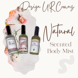 Scented Body Mist Spray | Alcohol-Free Perfume | Spa Day Gift | Pick Your Scent | Glass Bottle | Clean, Fresh Body Spray