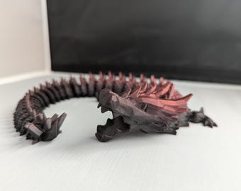Toothblade Dragon | Articulated 3D fidget toy