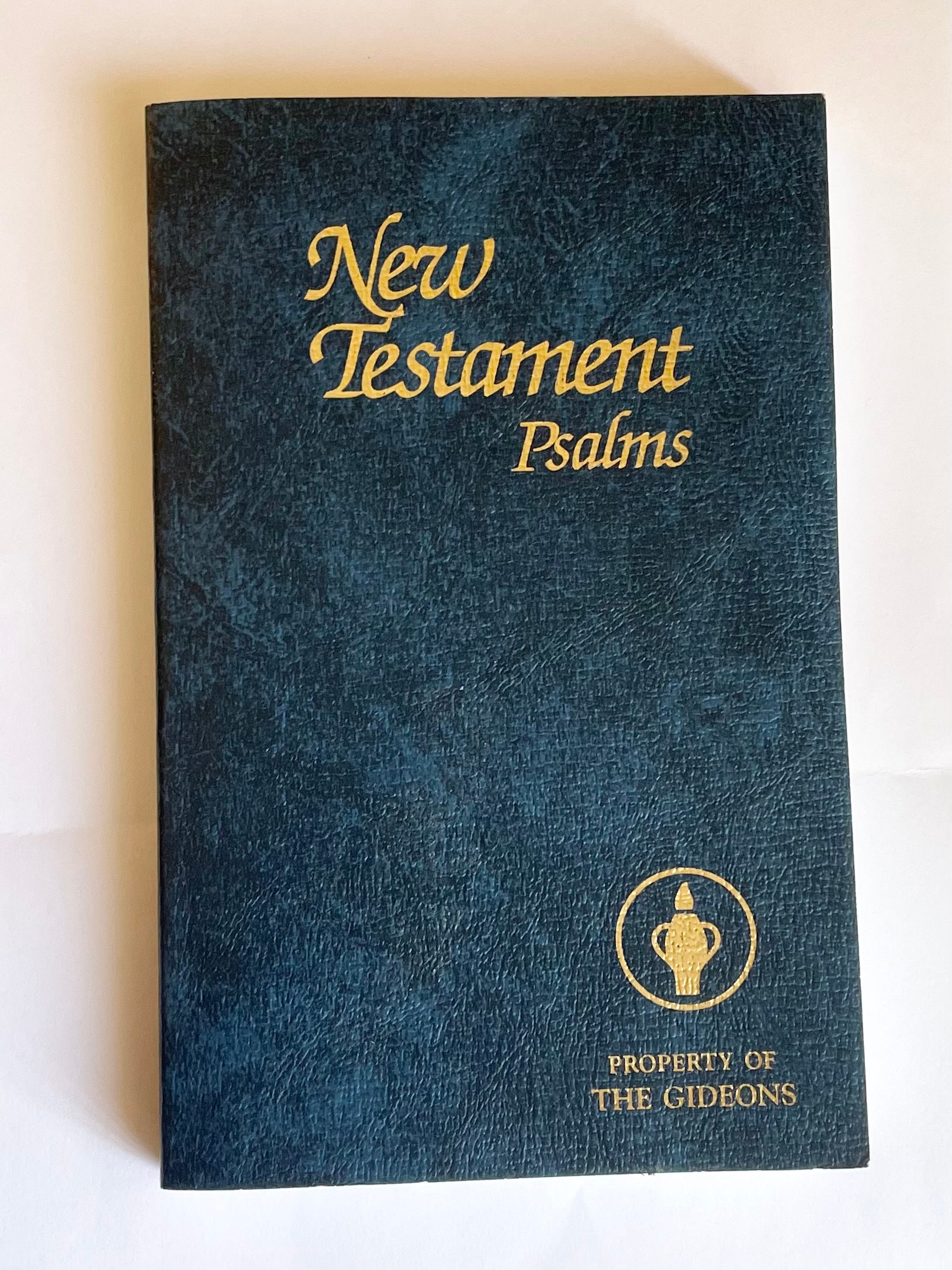 Gideons New Testament Psalms Proverbs Blue Standard Size Bible Etsy