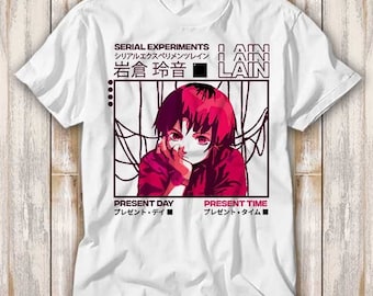 Serial Experiments Lain Japanese T Shirt Best Seller Funny Movie