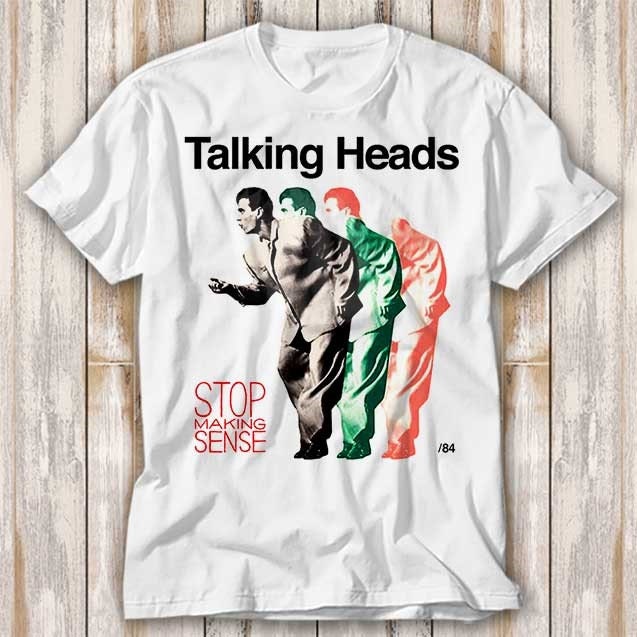 Talking Heads Stop Making Sense Limited Edition Vinyl Cover T Shirt Best Seller Funny Movie Gift Music Meme Top Tee 4305