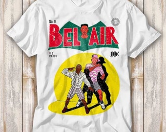Fresh Prince Of Bel Air Vintage Magazine 80s T Shirt Best Seller Funny Movie Gift Music Meme Top Tee 4060