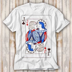 Jack Playing Card GAY Pride LGBT Rainbow Spade Diamond T Shirt Best Seller Divertente Film Regalo Musica Meme Top Tee 4220