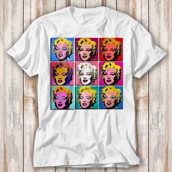 Marilyn Monroe Collage Pop Art Selfie T Shirt Best Seller Funny Movie Gift Music Meme Top Tee 4137