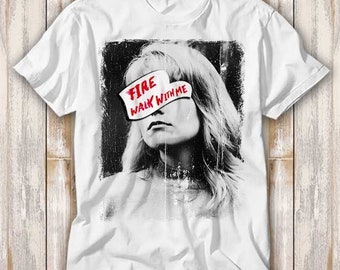 Twin Peaks Laura Palmer Fire Walk With Me T-shirt Bestseller Grappige filmcadeau Muziek Meme Top Tee 4246
