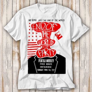 End Of The World Party Mr. Robot Fsociety Evil Corp Hacker Anonymous T Shirt Best Seller Funny Movie Gift Music Meme Top Tee 4219