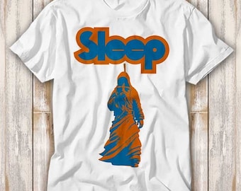 Slaap Samurai Warrior Band LP Vinyl Cover Limited Edition T-shirt Bestseller Grappige Film Cadeau Muziek Meme Top Tee 4294