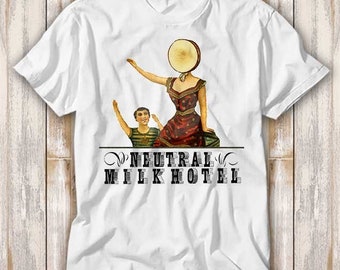 Camiseta de rock retro indie de Neutral Milk Hotel, la más vendida, divertida camiseta de regalo de película, meme musical, camiseta 4031