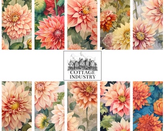 Floral Bundle 010 Digital Art Print Piastrelle scalabili 300dpi Sfondo Schermo Fiore Sito Web Wallpaper Cute New Aesthetic Scarica File Jpeg
