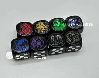 The Seven Great Demon Lords | Digimon TCG Dice