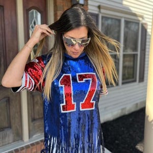 Buffalo Bills Jersey Dress - Etsy