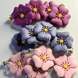 Spring Flowers Dangle Earrings