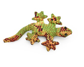 Gecko, Lizard, Reptiles, Green,  Hand Made, Thailand, Sand Creatures, Toy, Paper Weight, Bean Bag, Cornhole, Game,         3"    TH10 BB67