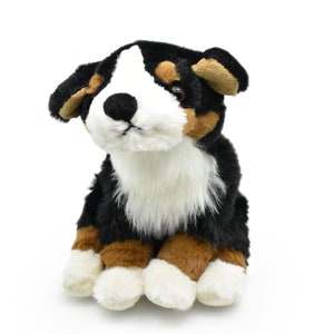 DolliBu Bernese Dog Police Officer Plush Toy Soft Bernese