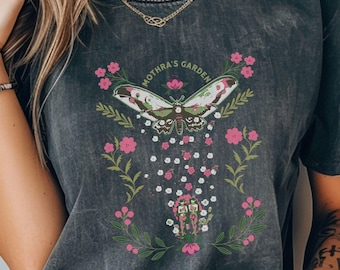 Mothra's Garden T-Shirt: Comfort Colors Godzilla Supervisor Gift