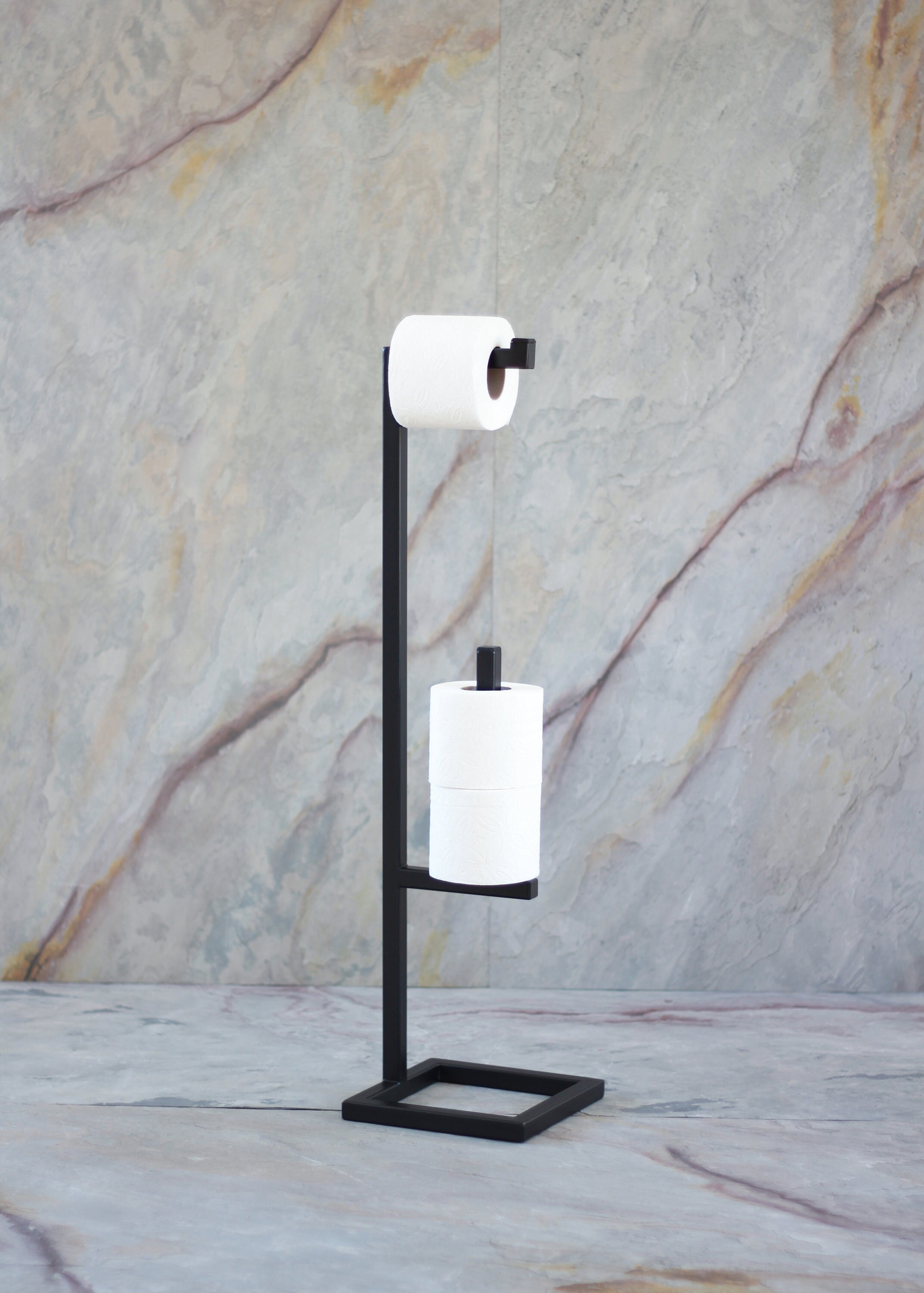 Free-standing Toilet Paper Stand Modern Bathroom Interior Toilet Room ...