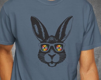 RABBIT GRAPHIC T-Shirt Gender Neutral TShirt Graphic Pride Tees Cute Easter Tees For Everyone Queer Lesbian Gifts T-shirts Graphic Rabbit T