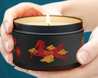 Year of the Horse Candle, lunar new year merch decor, Lunar New Year Decor, Year Of The Horse