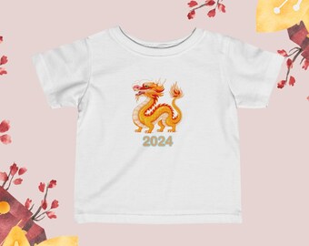 CHINESE NEW YEAR Dragon Baby Clothing Dragon Baby Tshirt  Lunar New Year Baby Gifts Chinese Baby Dragon Newborn Baby Clothes Baby Dragons