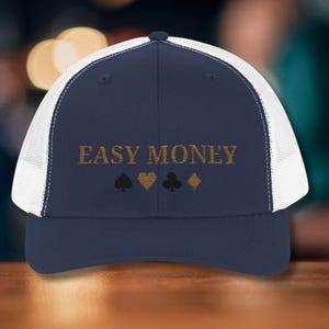 Poker Trucker Hat: Gambling Gift for Poker Player