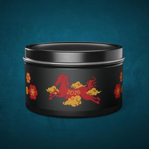 Year of the Horse Candle, lunar new year merch decor, Lunar New Year Decor, Year Of The Horse afbeelding 5