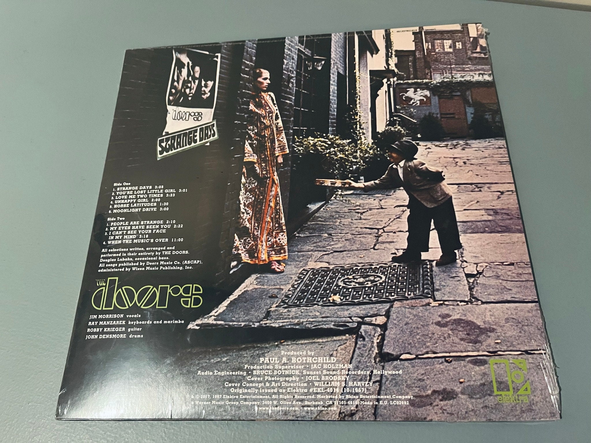 THE DOORS STRANGE Day Album Jim Morrison Vintage Re Mastered 