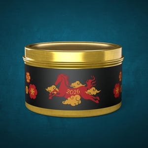 Year of the Horse Candle, lunar new year merch decor, Lunar New Year Decor, Year Of The Horse afbeelding 6