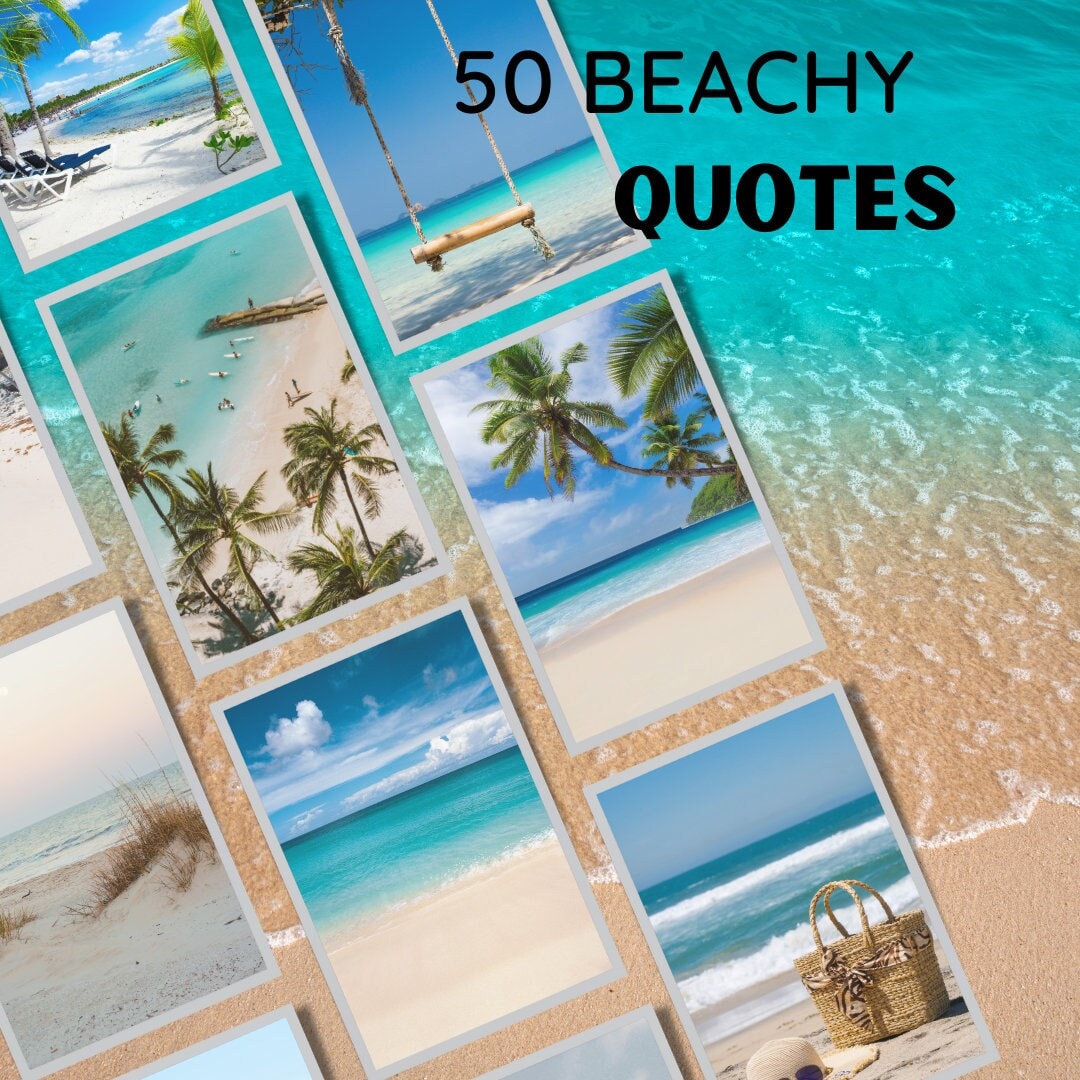 Beach Quotes for Instagram Post (option 1) Etsy