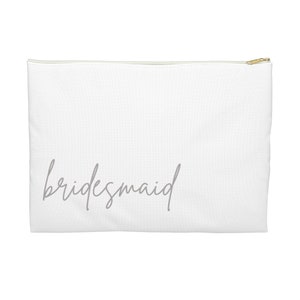 Brautjungfern-Make-up-Tasche, Geschenk für Sie, Brautjungfern-Geschenke, Trauzeugin-Geschenke, Kosmetiktaschen, Hochzeitsgeschenke, Brautjungfern-Vorschlag, Brautparty-Geschenke