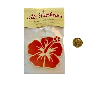 Hibiscus Flower Car Air Freshener