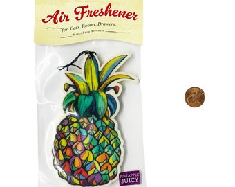 Hawaiian Pineapple Air Freshener