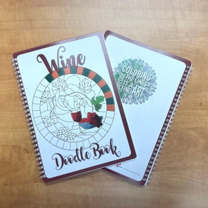 Wine Coloring Book