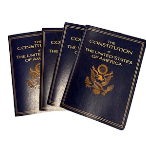 Pocket Constitution Booklet - USA History Gift - Patriotic Memorabilia - Independence Day