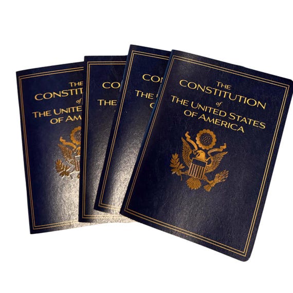 MUST HAVE** Pocket Constitution Booklet - U.S.A History Gift - Patriotic Memorabilia - Know your RIGHTS!