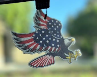 Amerikanischer Adler Auto Lufterfrischer *NEUE DÜFTE*