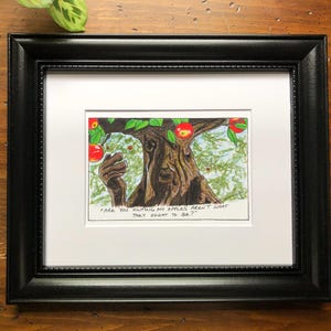 The Wizard of Oz, Apple Tree art print "Are you hinting my apples aren't what they ought to be?"
