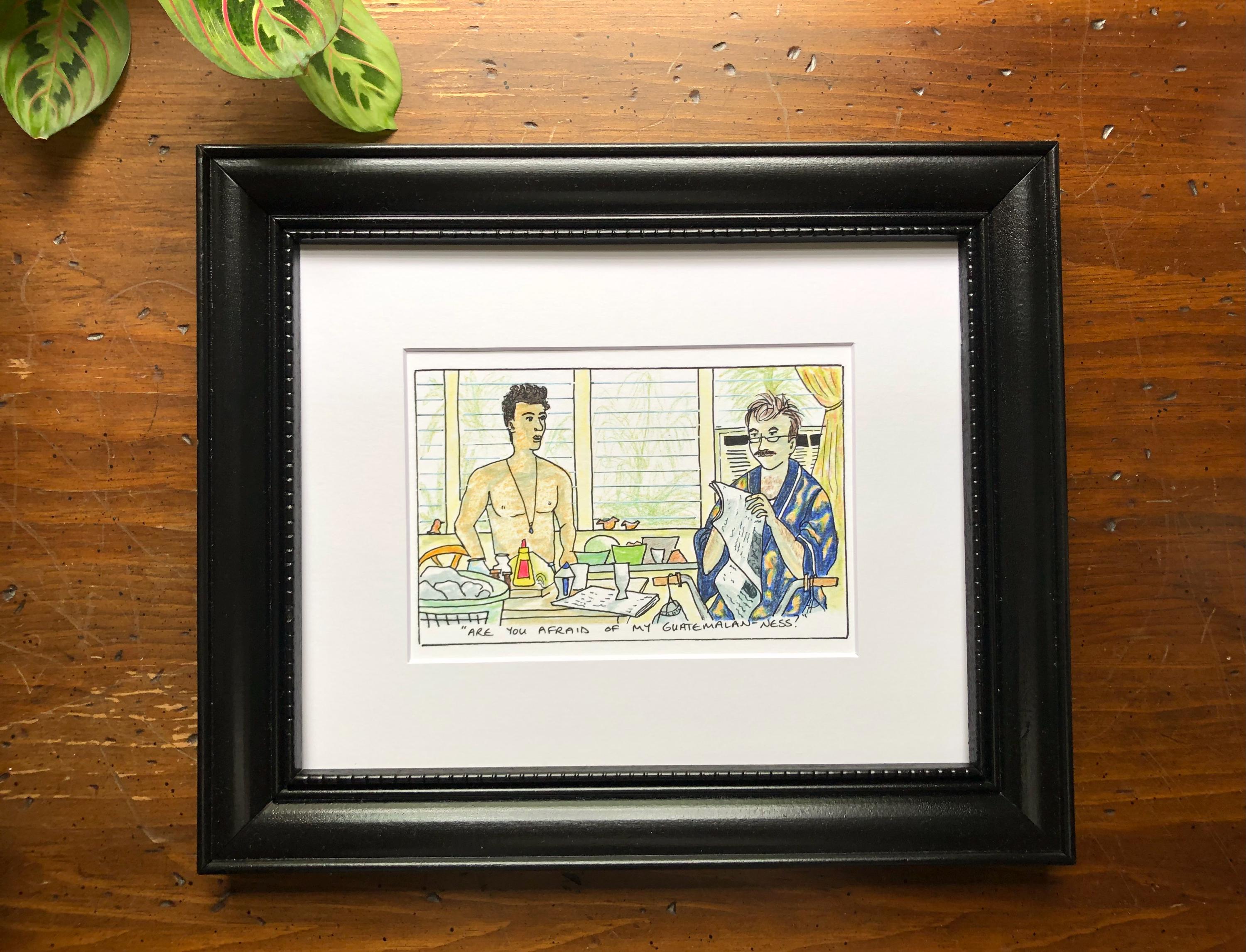 The Birdcage are You Afraid of My Guatemalan-ness Art Print Robin