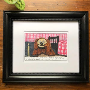 The Muppet Movie, Rowlf the Dog art print