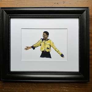 Theo Huxtable Gordon Gartrell shirt art print; Malcolm Jamal Warner, The Cosby Show