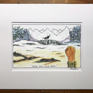 5x7" print shown matted for 8x10" frame. Also available as an 8x10" print matted for 11x14" frame.