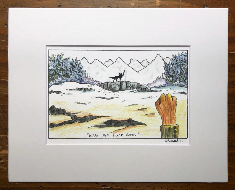 5x7" print shown matted for 8x10" frame. Also available as an 8x10" print matted for 11x14" frame.